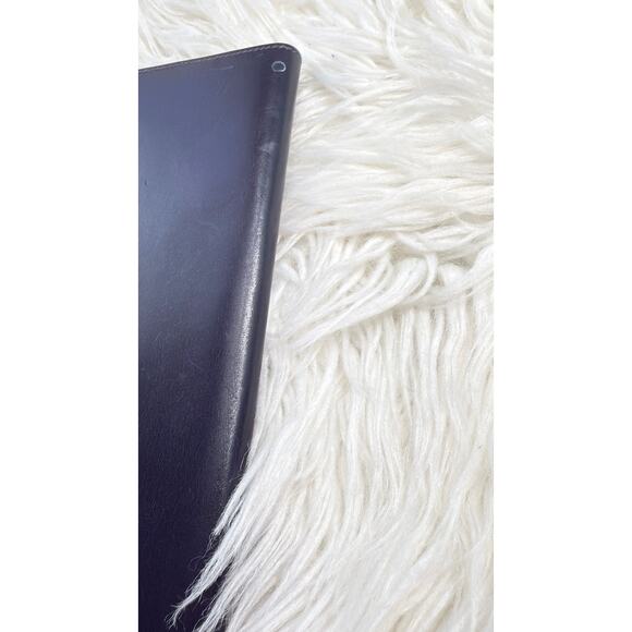 Gucci Blue Slim Wallet Checkbook Cover Slick Soft Leather Authentic Vintage| GUC - Picture 8 of 11